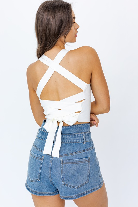 Petits opinion on the Open Tie-Back Tank Top? Saw a review that